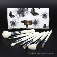 Natural Hair Wood Handle with PU Bag Cosmetic Brush Makeup Brushes